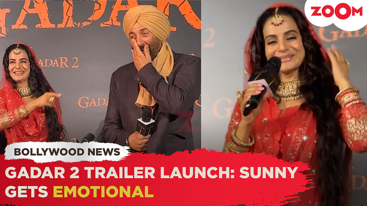 Gadar 2 trailer launch | Ameesha Patel on receiving backlash for GADAR ...