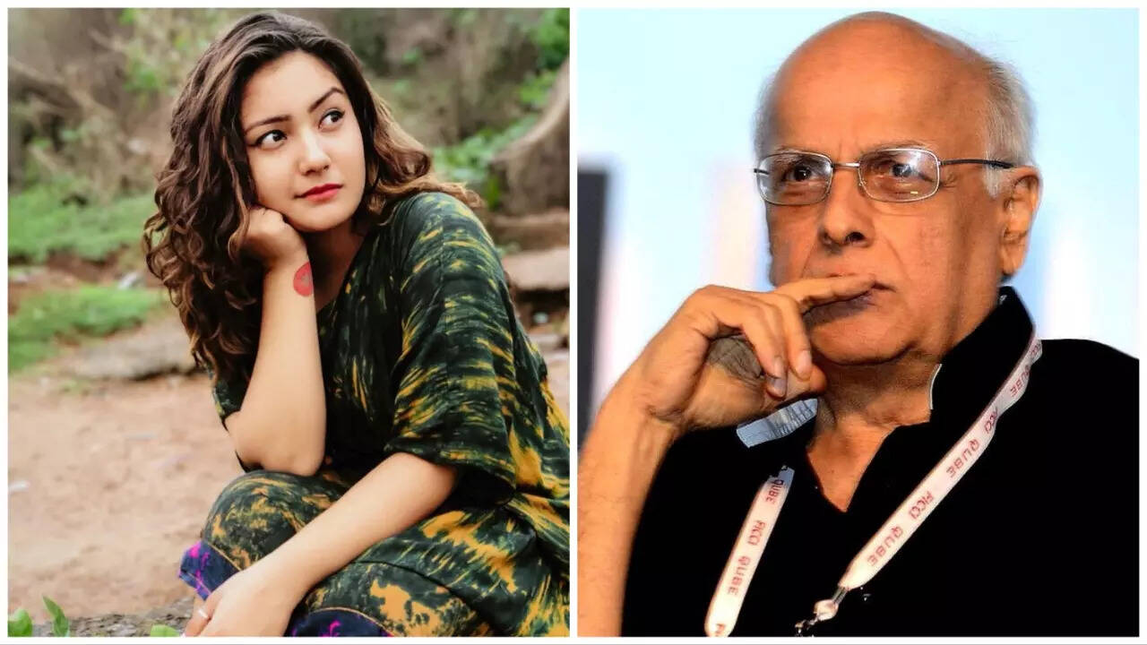 Aashika Bhatia and Mahesh Bhatt