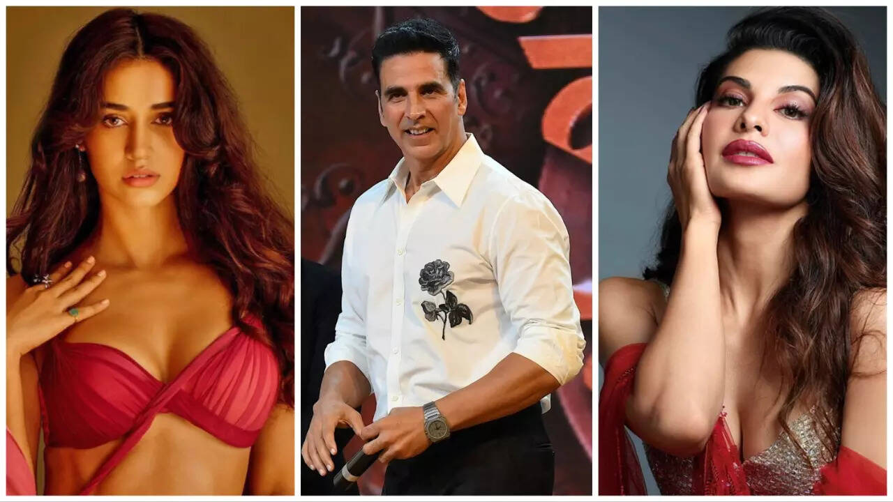 Disha Patani, Akshay Kumar and Jacqueline Fernandez