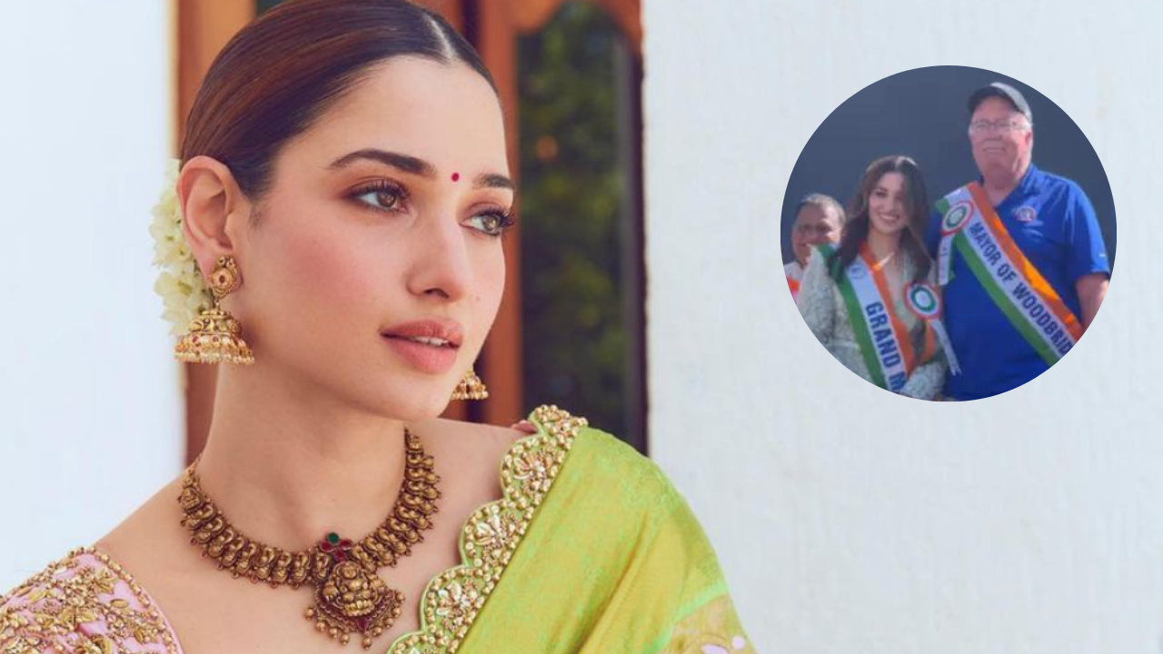 Tamannaah Bhatia Feels 'Exhilarating' As She Represents India At Independence Day Parade In New Jersey. WATCH