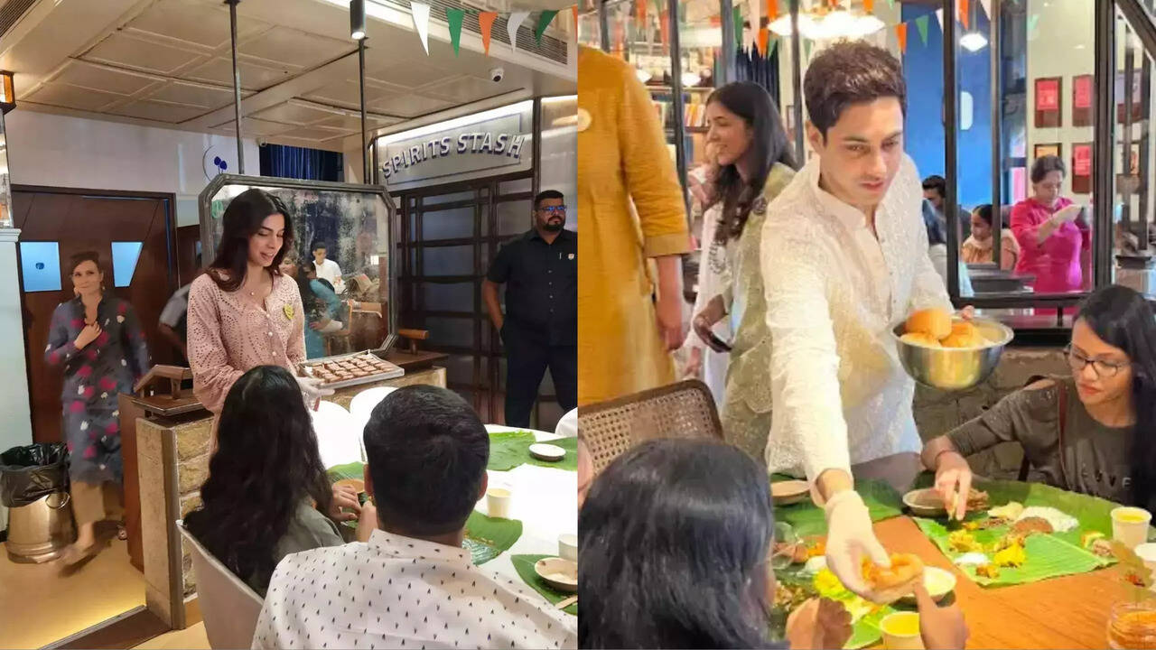 Khushi Kapoor, Suhana Khan And Other The Archies' Cast Members Serve Food On 77th Independence Day