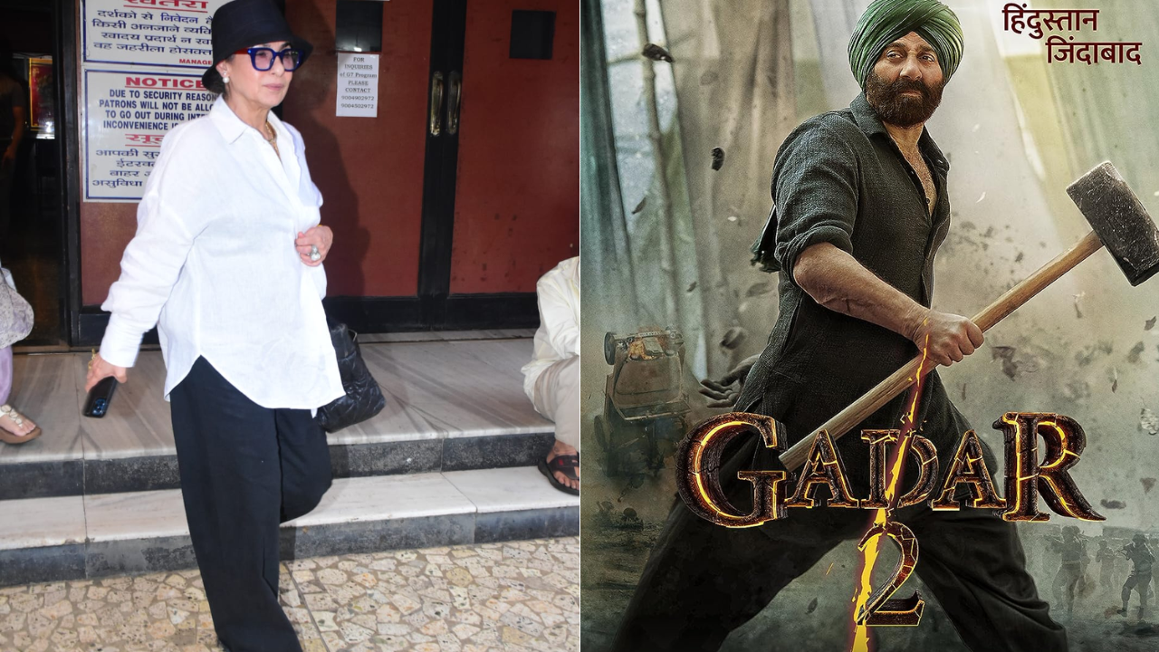 Dimple Kapadia Watches Gadar 2