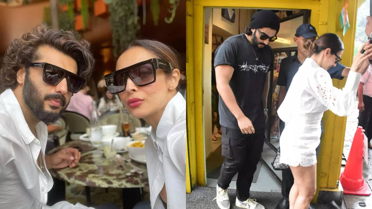 Arjun Kapoor, Malaika Arora Enjoy Lunch Together