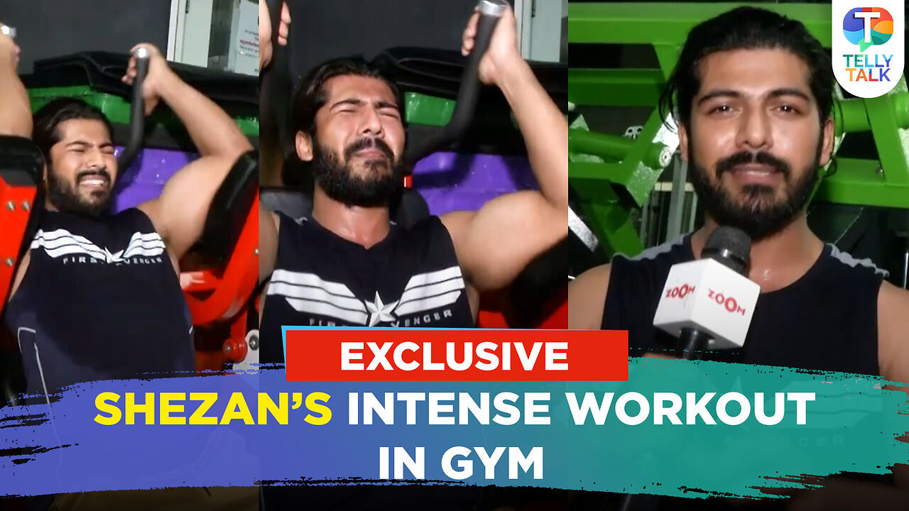 Sheezan Khan's intense WORKOUT regime in gym & shares his fitness ...