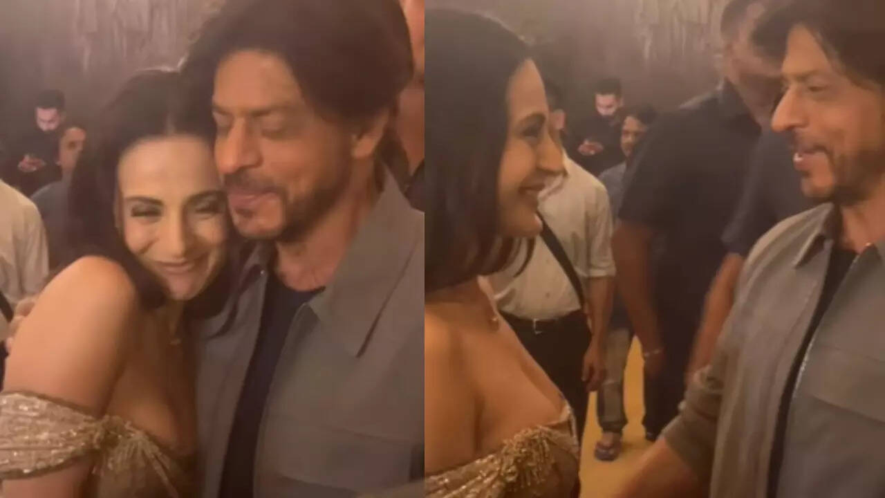 Shah Rukh Khan, Ameesha Patel Meet At Gadar 2’s Success Party (Image Credits: Instagram)