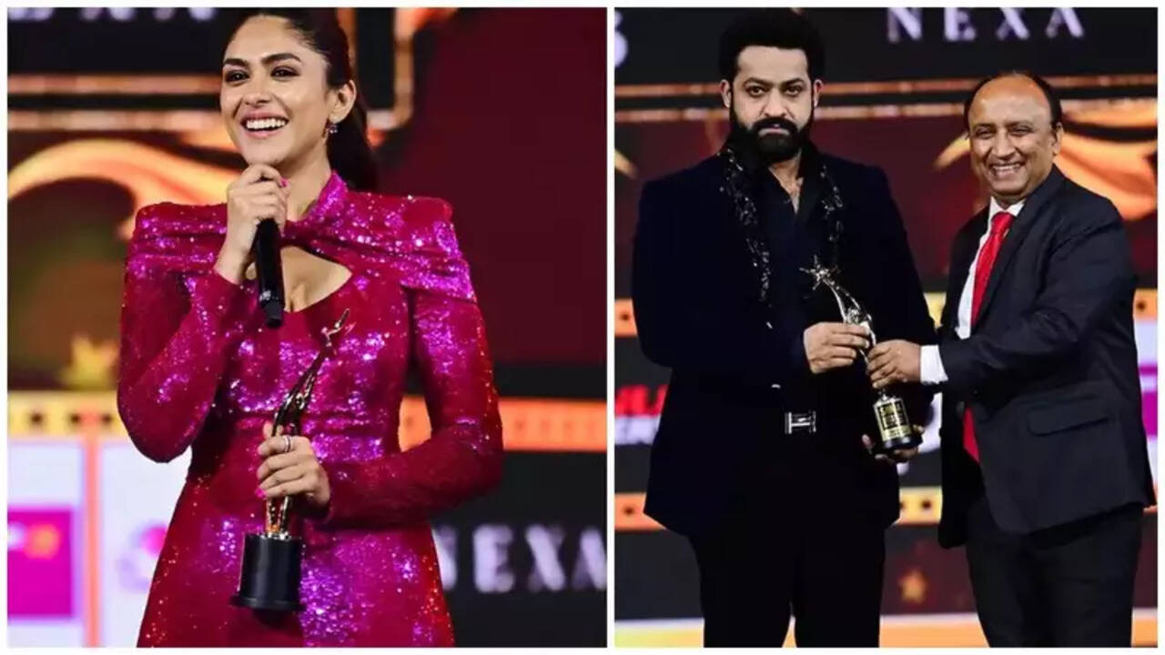 Jr NTR, Sreeleela, And Mrunal Thakur Emerge As Winners At SIIMA Awards. Check The Complete List HERE