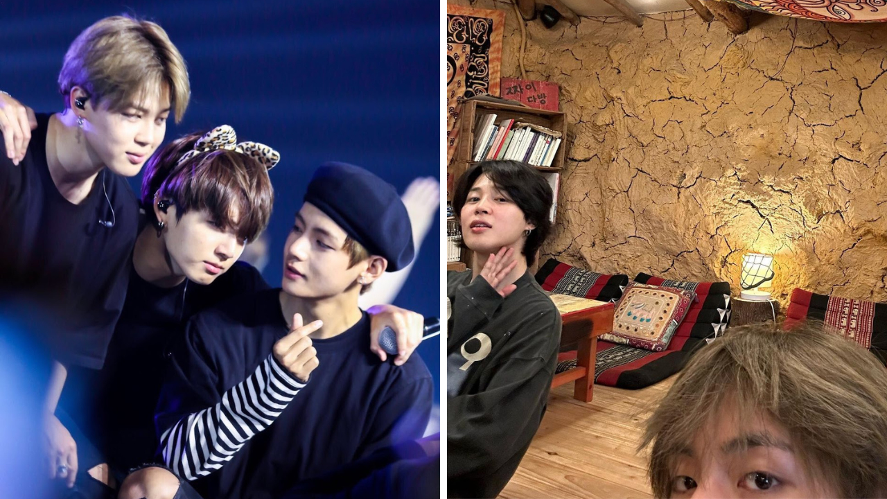 BTS' V Hangs Out With Jungkook And Jimin At Indian Café In Jeju