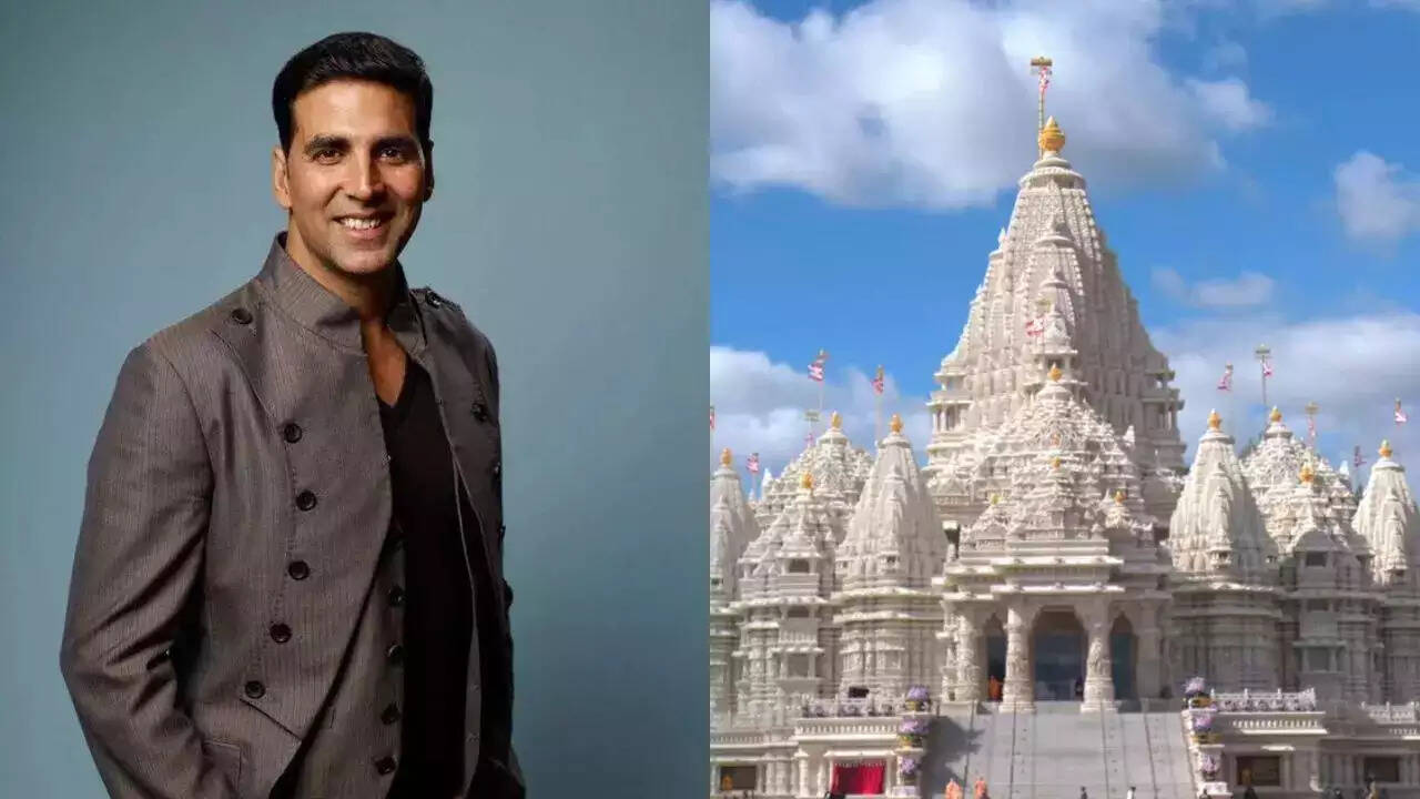 Absolutely Brilliant! Akshay Kumar As He Shares Pics Of Akshardham Temple In New Jersey. See PICS