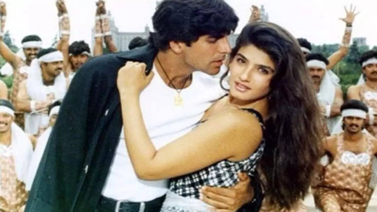 Akshay Kumar and Raveena Tandon