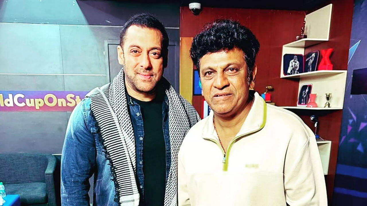 Salman Khan Bumps Into Shiva Rajkumar While Promoting Their Films: When Tiger Meets Ghost