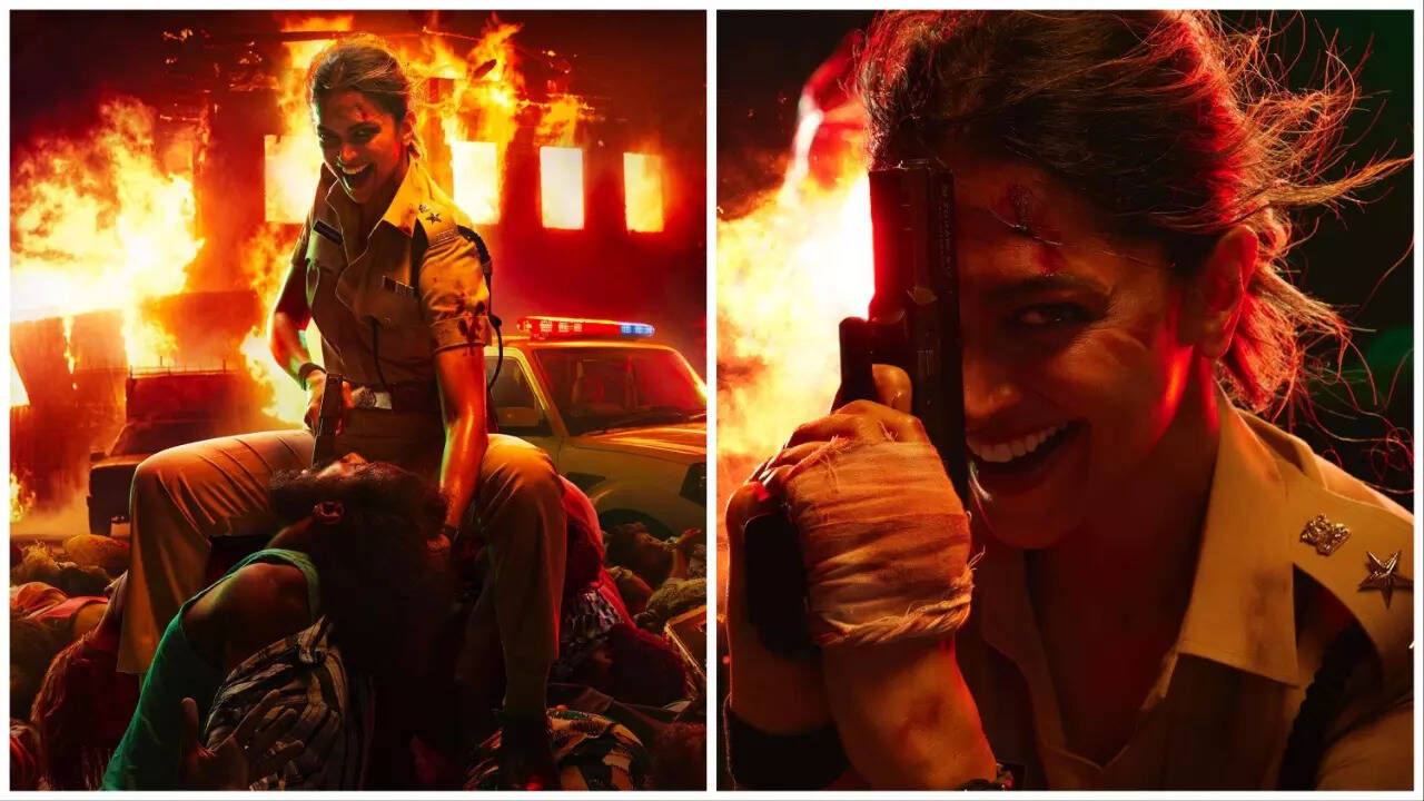 Singham Again: Deepika Padukone's Blazing Posters As Cop Shakti Shetty Will Take Your Breath Away. Check Here