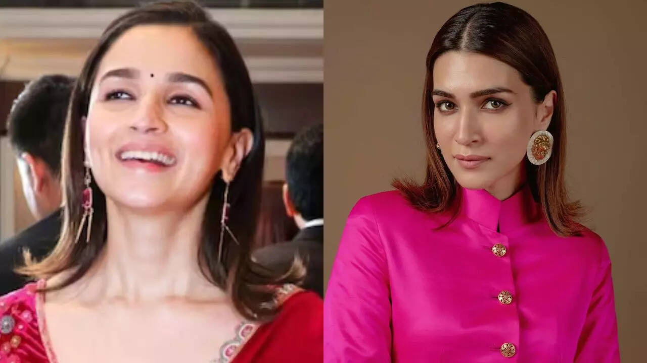 Alia Bhatt and Kriti Sanon's beautiful ethnic outfits