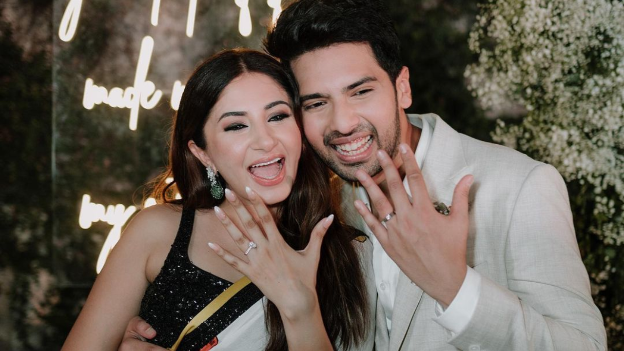 Armaan Malik, Aashna Shroff Flaunt Engagement Rings After Dreamy Ceremony