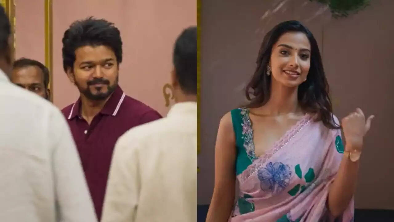 Thalapathy 68: Vijay, Meenakshi Chaudhary, Prabhu Deva And More Attend Film's Pada Poojai. WATCH