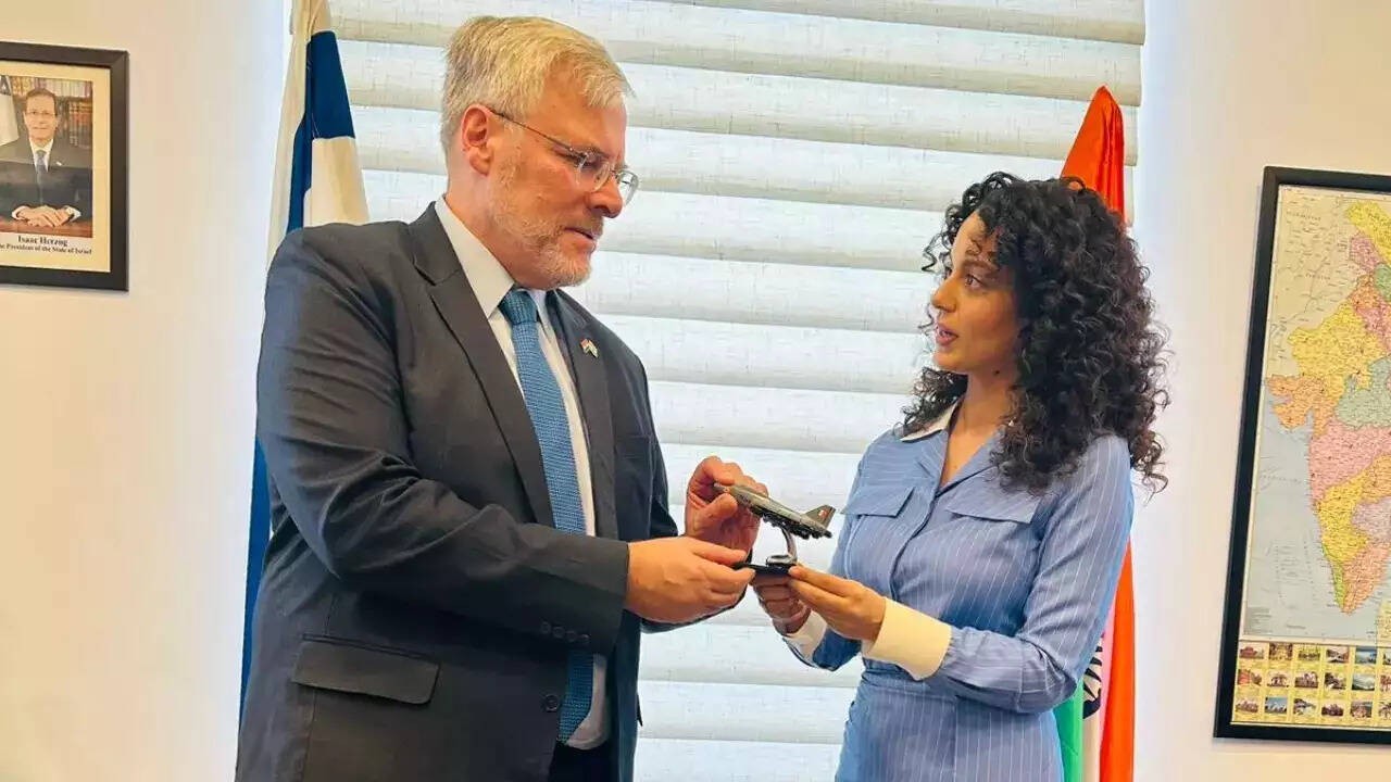 Kangana Ranaut Meets Israel Ambassador Naor Gilon Amid Israel-Hamas Conflict. Video Goes Viral