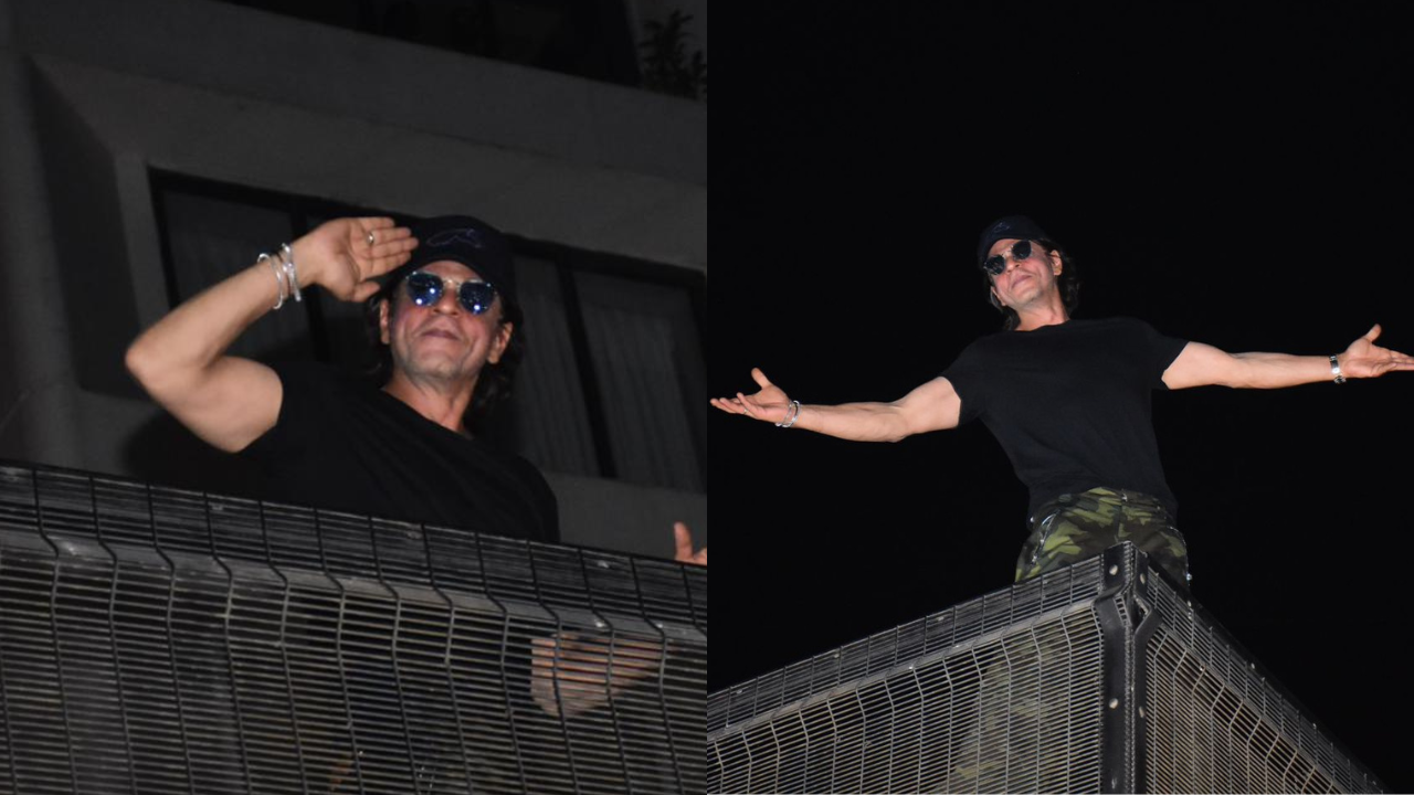 Shah Rukh Khan Greets Fans Outside Mannat On Birthday, Pens Thank You Note