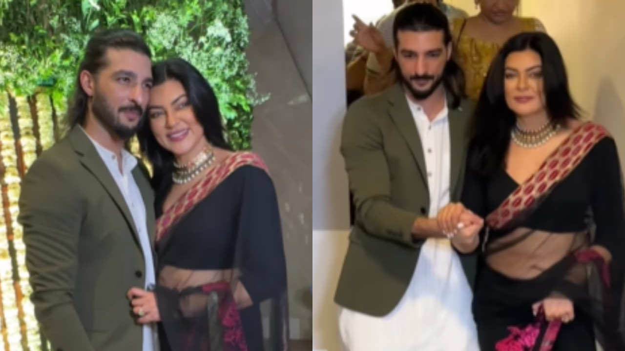 Sushmita Sen Attends Diwali Bash With Ex Rohman Shawl. Fans Ask 'Are They Back Together?' (Image Credits: Instagram)