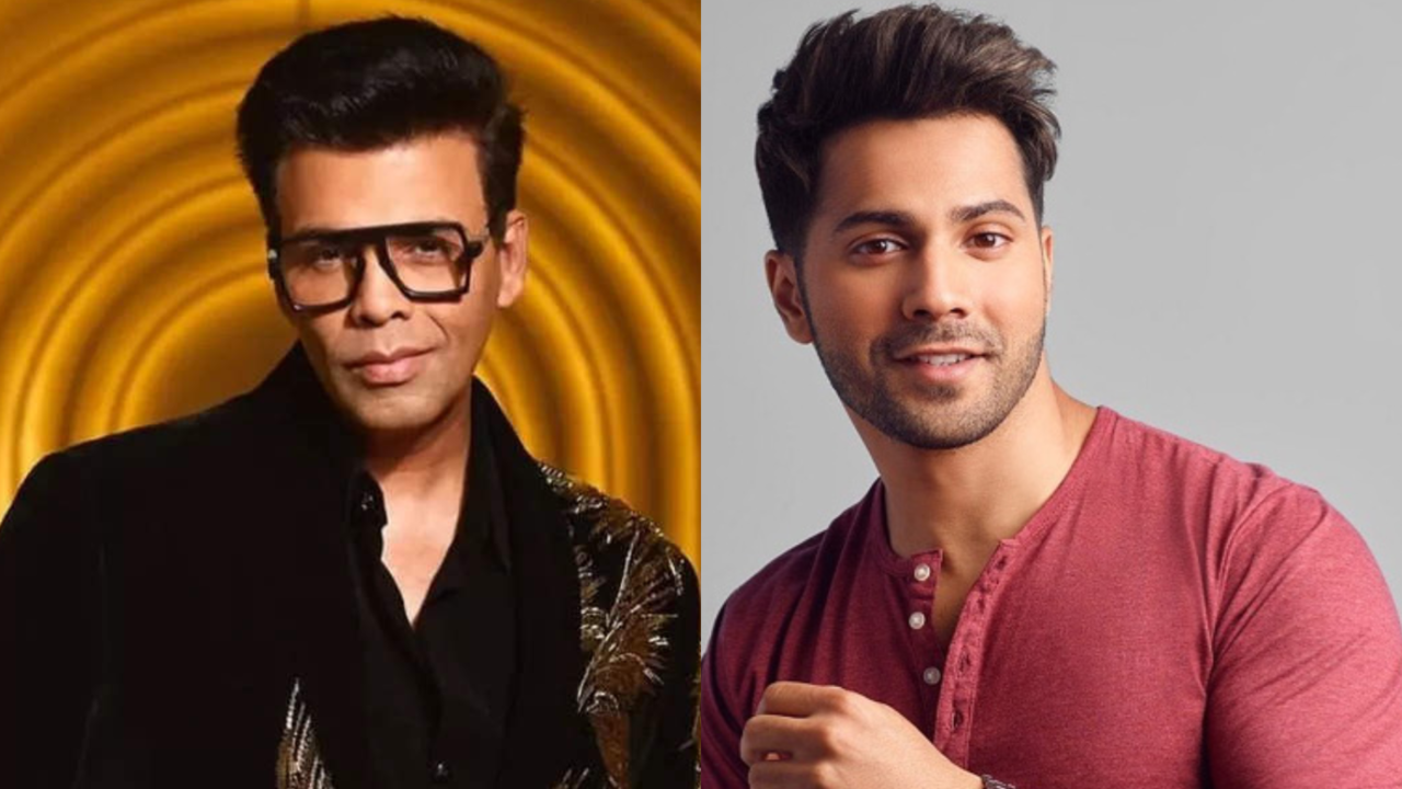 Varun Dhawan and Karan Johar