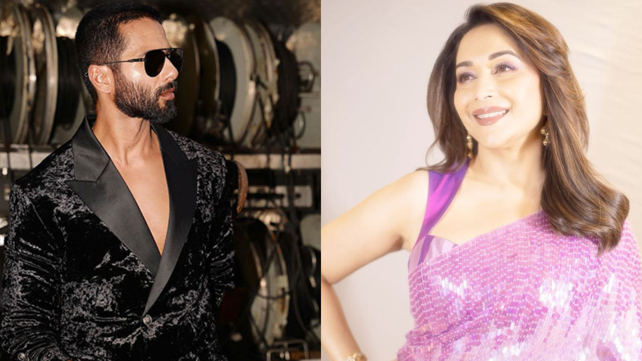 IFFI 2023: Shahid Kapoor Makes Kabir Singh Style Entry, Madhuri Dixit Gives Rocking Performance On Dola Re Dola