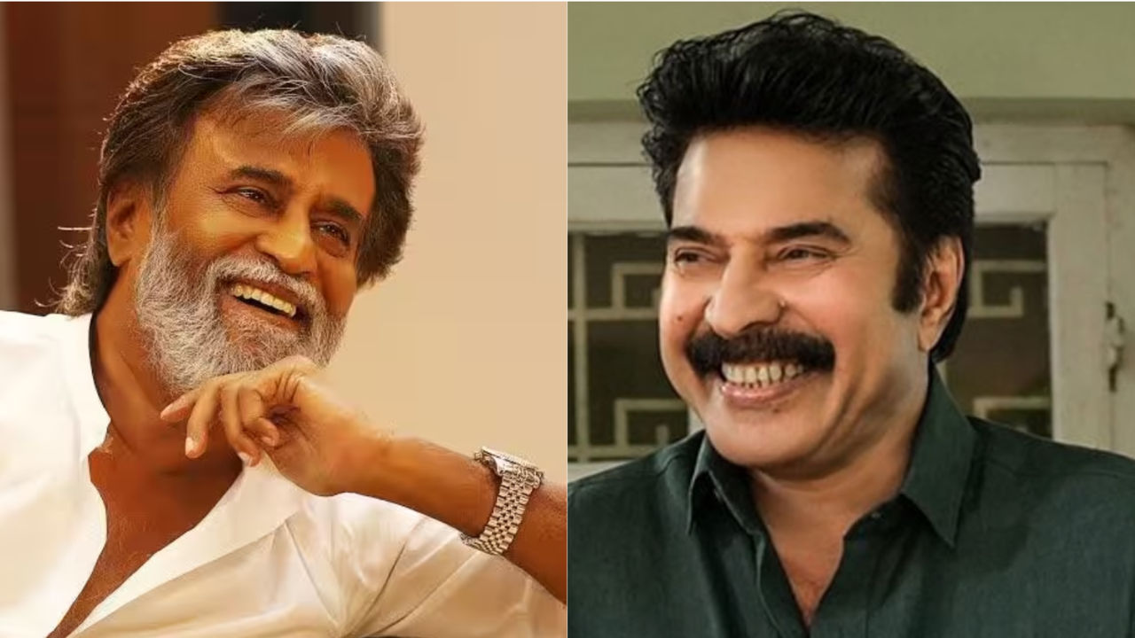 Mammootty and Rajinikanth