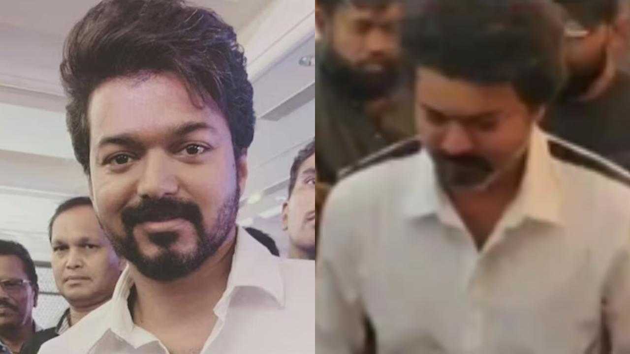 Thalapathy Vijay Mobbed By Fans At Leo Producer Lalit Kumar's Son's Wedding Reception