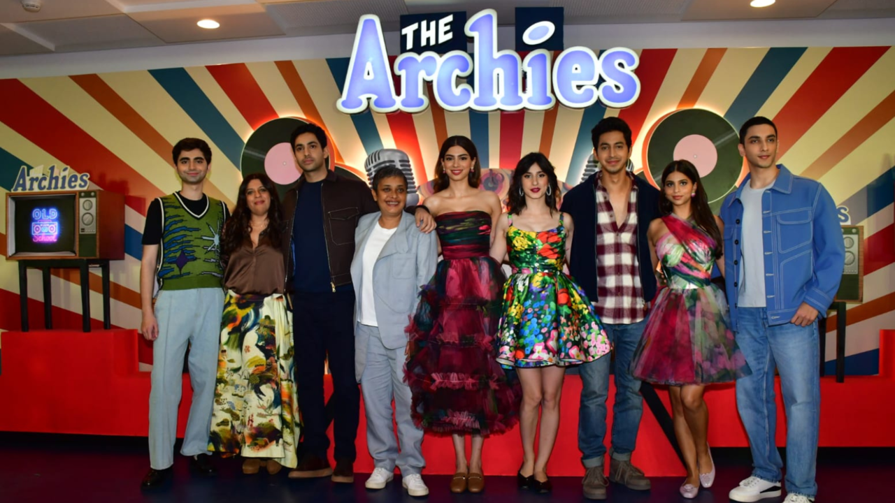 Excl | The Archies Audio Launch: Suhana Khan, Agastya Nanda, Khushi Kapoor, Orry, More Turn Heads. See PICS