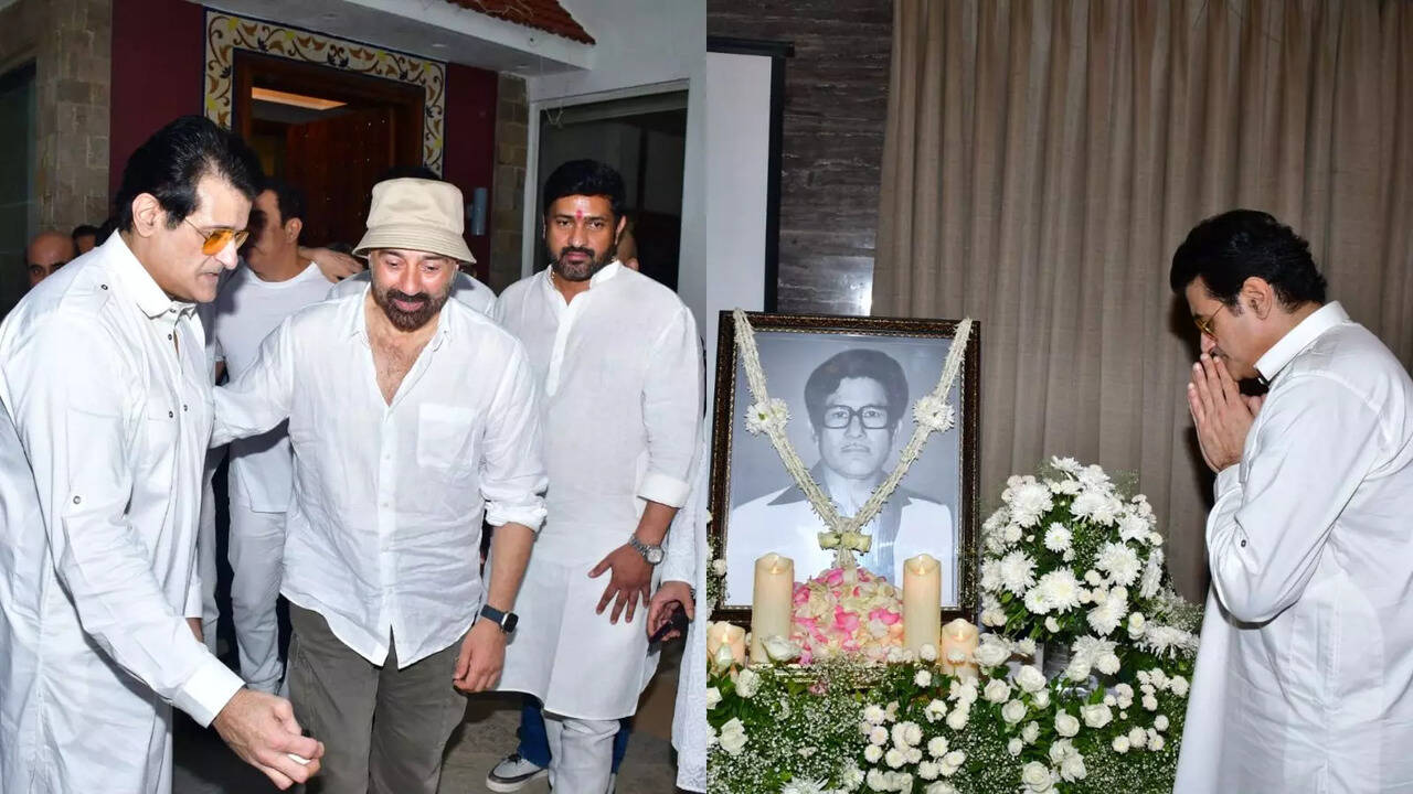 Rajkumar Kohli's Prayer Meet: Raj Babbar, Sunny Deol, Jackie Shroff Pay Last Respects To Armaan Kohli's Father