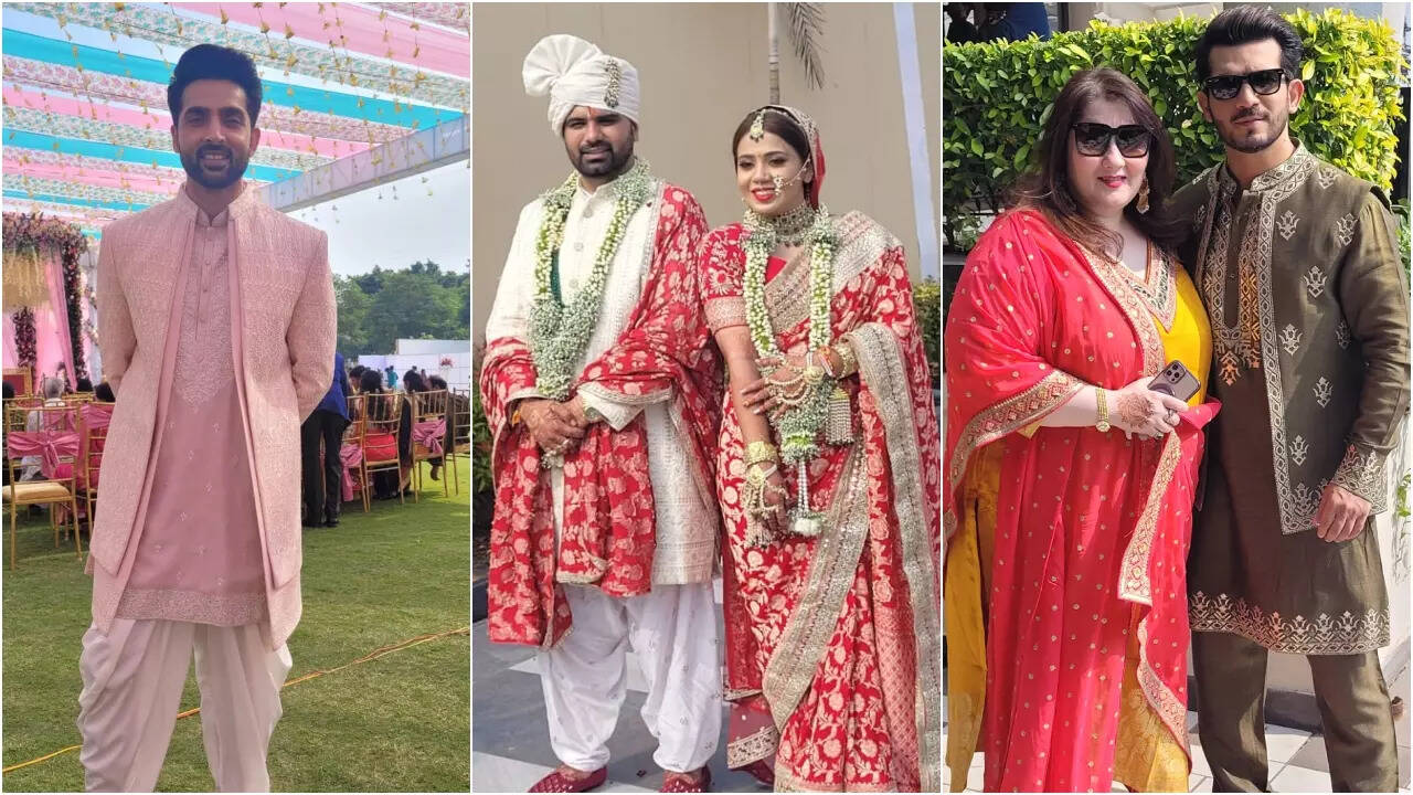 Inside Producer Prateek Sharma's Wedding: Adhvik Mahajan, Arjun Bijlani, More Celebs Stun In Ethnic Wear