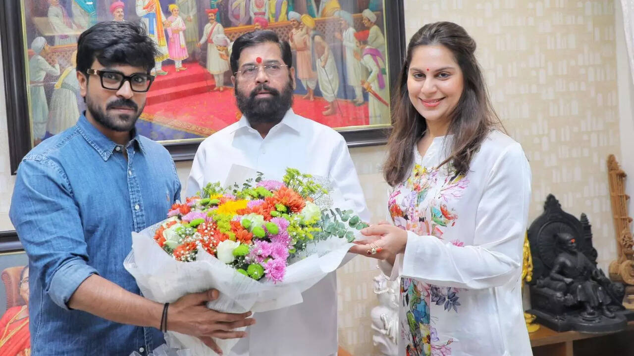 Ram Charan, Wife Upasana Meet Maharashtra CM Eknath Shinde, RRR Actor Express 'Heartfelt Gratitude' - PICS