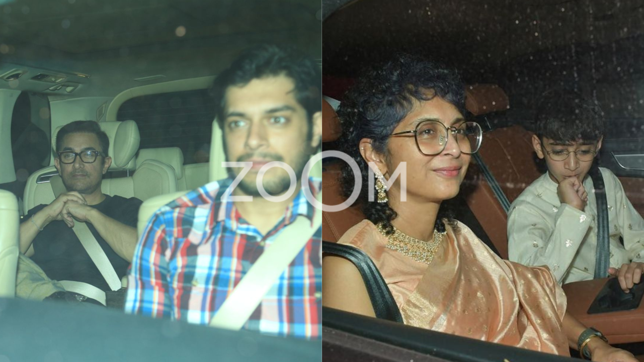 Ira Khan, Nupur Shikhare Mehendi Ceremony: Aamir Khan, Kiran Rao, And More Arrive At Salman Khan's Residence