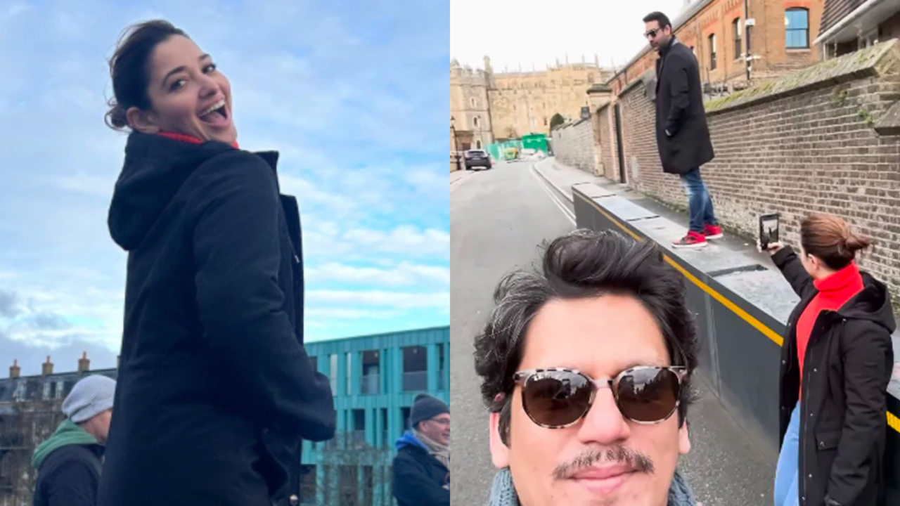 Tamannaah Bhatia Gives Sneak Peek From London Vacation With Vijay Varma, Drops 'Welog' - See VIDEOS