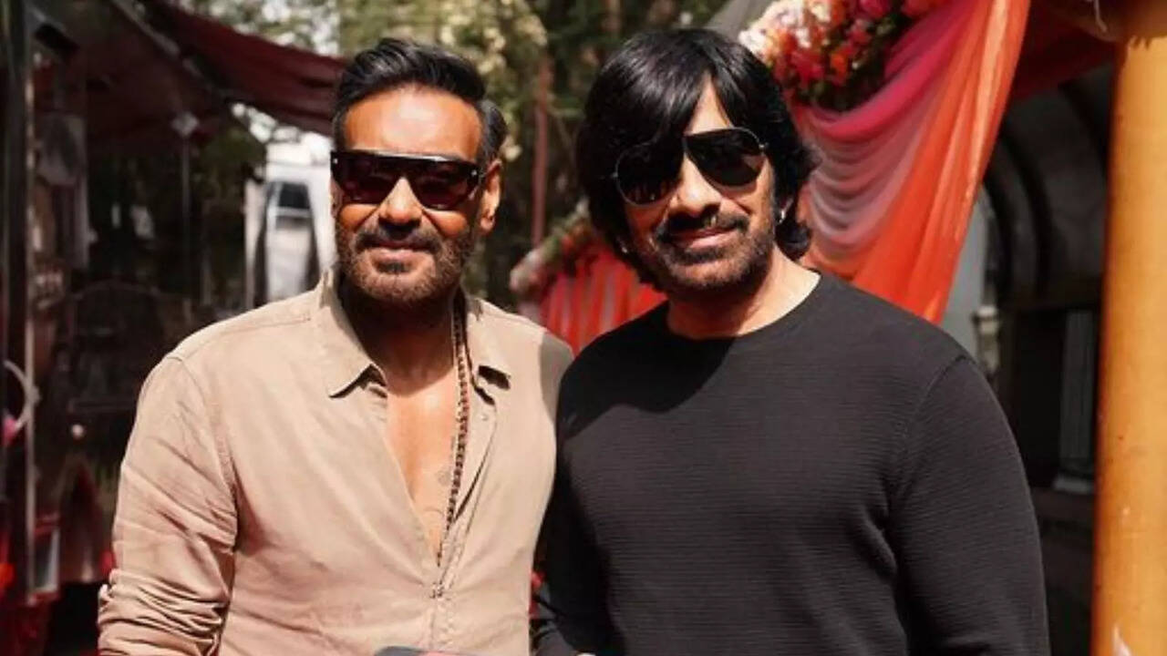 Ravi Deja Gives Muhurat Clap To Ajay Devgn's Raid 2 - PICS