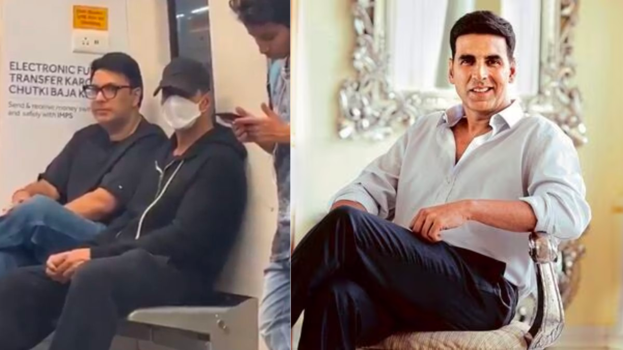 Akshay Kumar Ditches Fancy Ride for Mumbai Metro, Impresses Fans