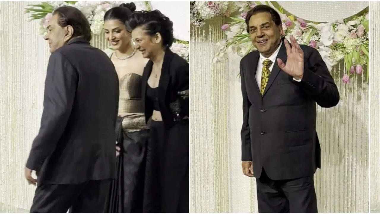 Akshara-Shruti Haasan’s Gesture For Dharmendra At Ira Khan’s Reception Is Winning Hearts