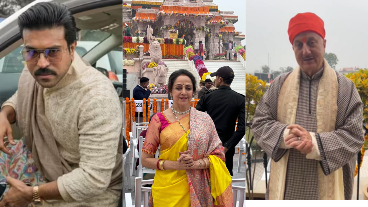 Ram Charan, Hema Malini, Anupam Kher And More Share 'Historic' Experience At Ram Mandir Inauguration