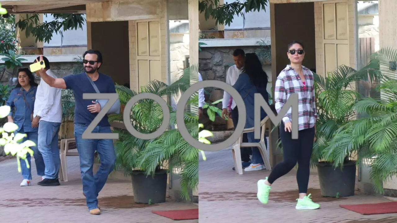 Saif Ali Khan Gets Discharged, SPOTTED Sporting Plaster Cast After Tricep Injury, Kareena Kapoor Tags Along - EXCLUSIVE PICS