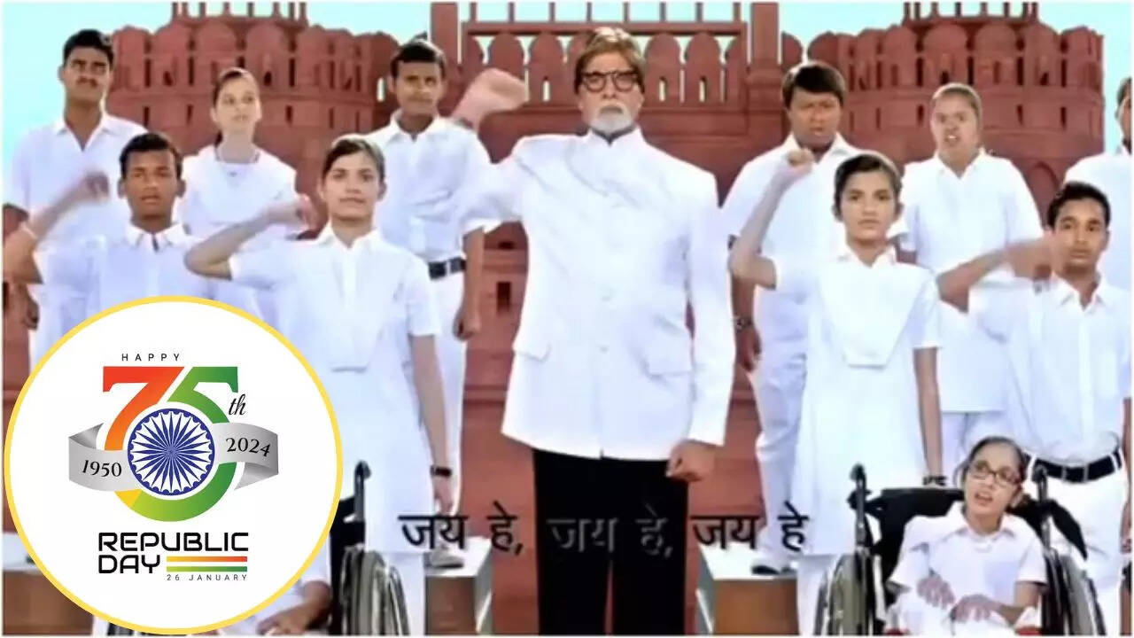 Amitabh Bachchan celebrated 75th Republic Day