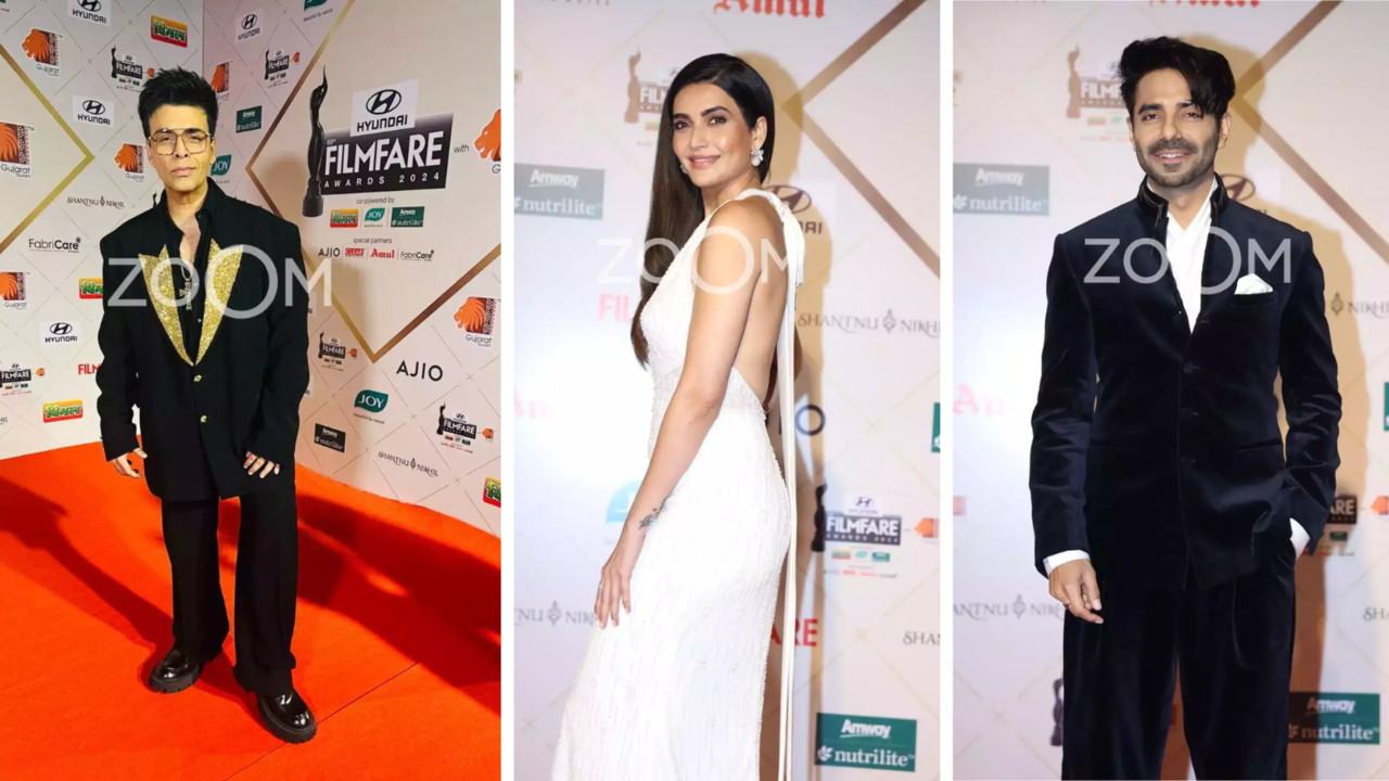 69th Hyundai Filmfare Awards 2024 With Gujarat Tourism Curtain Raiser: Karan Johar, Karishma Tanna, Aparshakti Khurana And More Turn Heads