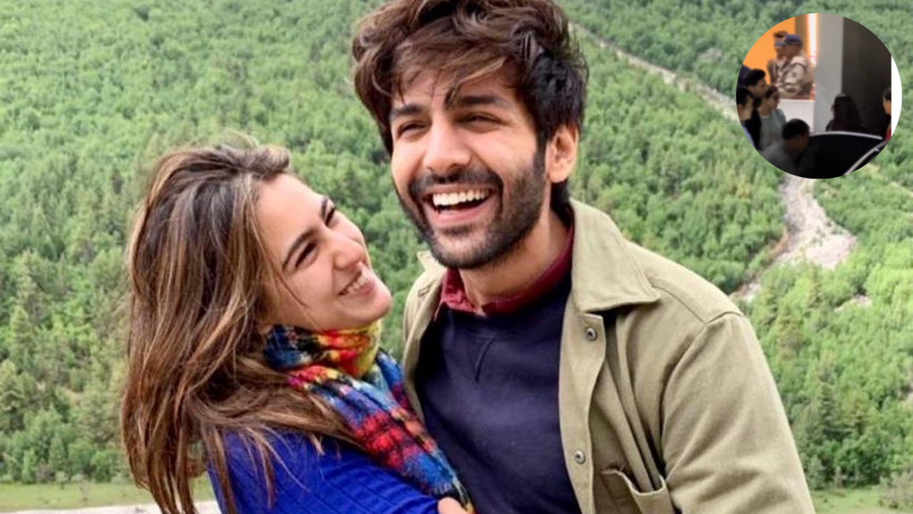 Sara Ali Khan Gives Flying Kiss, Hugs Ex-Kartik Aaryan After Filmfare Awards, Netizens Go 'Sartik Should Come Back' - WATCH