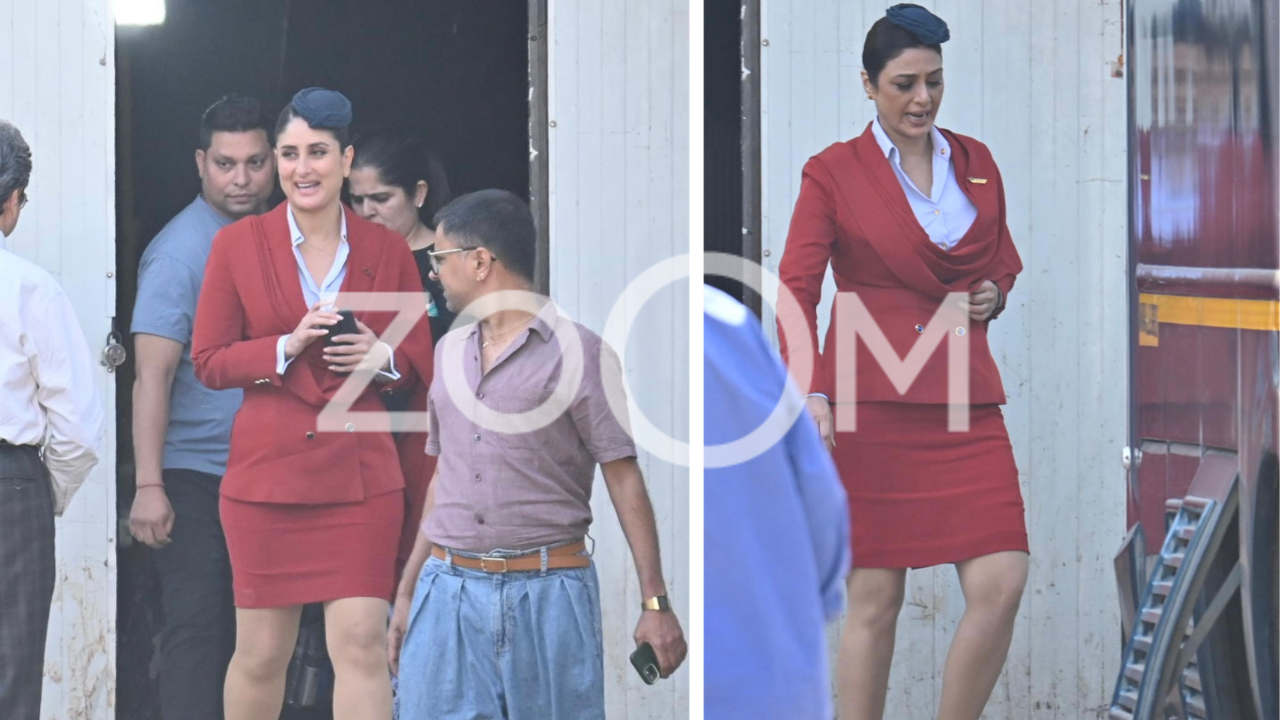 The Crew: Kareena Kapoor Khan, Tabu Make Heads Turn As Air Hostesses In EXCLUSIVE Pics From Film's Set