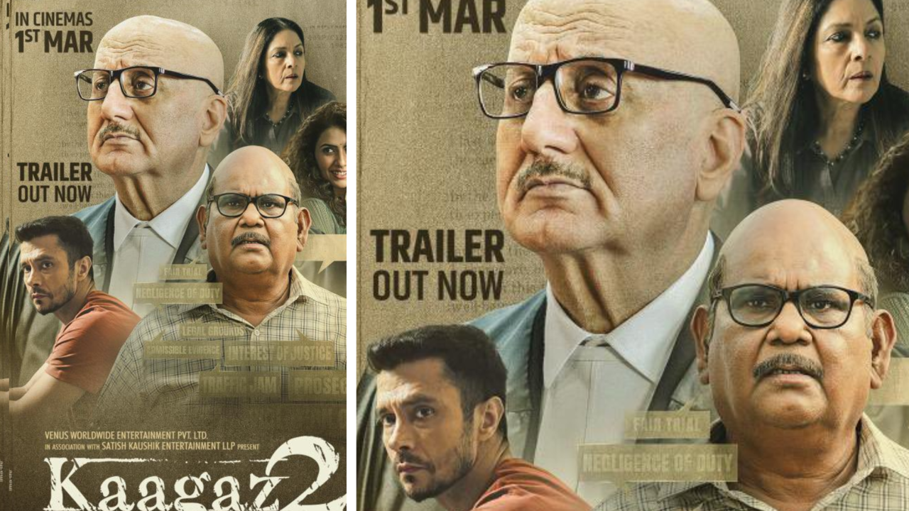 Kaagaz 2 Trailer Out: Satish Kaushik, Anupam Kher Film's Glimpse Promises Intriguing Drama. WATCH