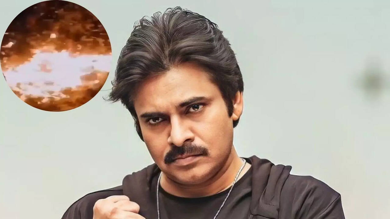 Such A Shame! Netizens Slam Pawan Kalyan Fans For Lighting Paper Scrap Inside Theatre - Watch Video