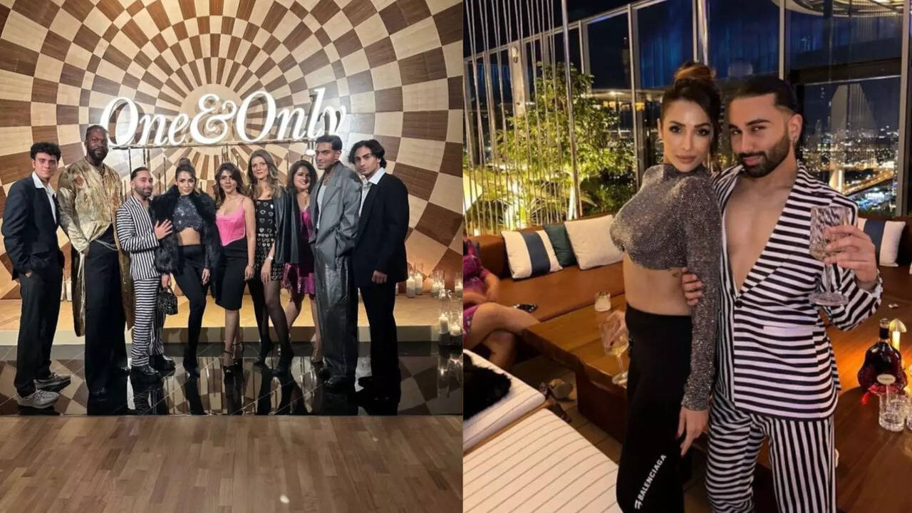 Malaika Arora Has A Blast In Dubai With Orry And Son Arhaan Khan-SEE PICS