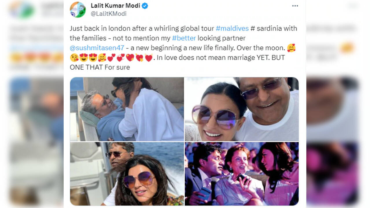 WHEN LALIT MODI MADE HIS RELATIONSHIP WITH SUSHMITA PUBLIC