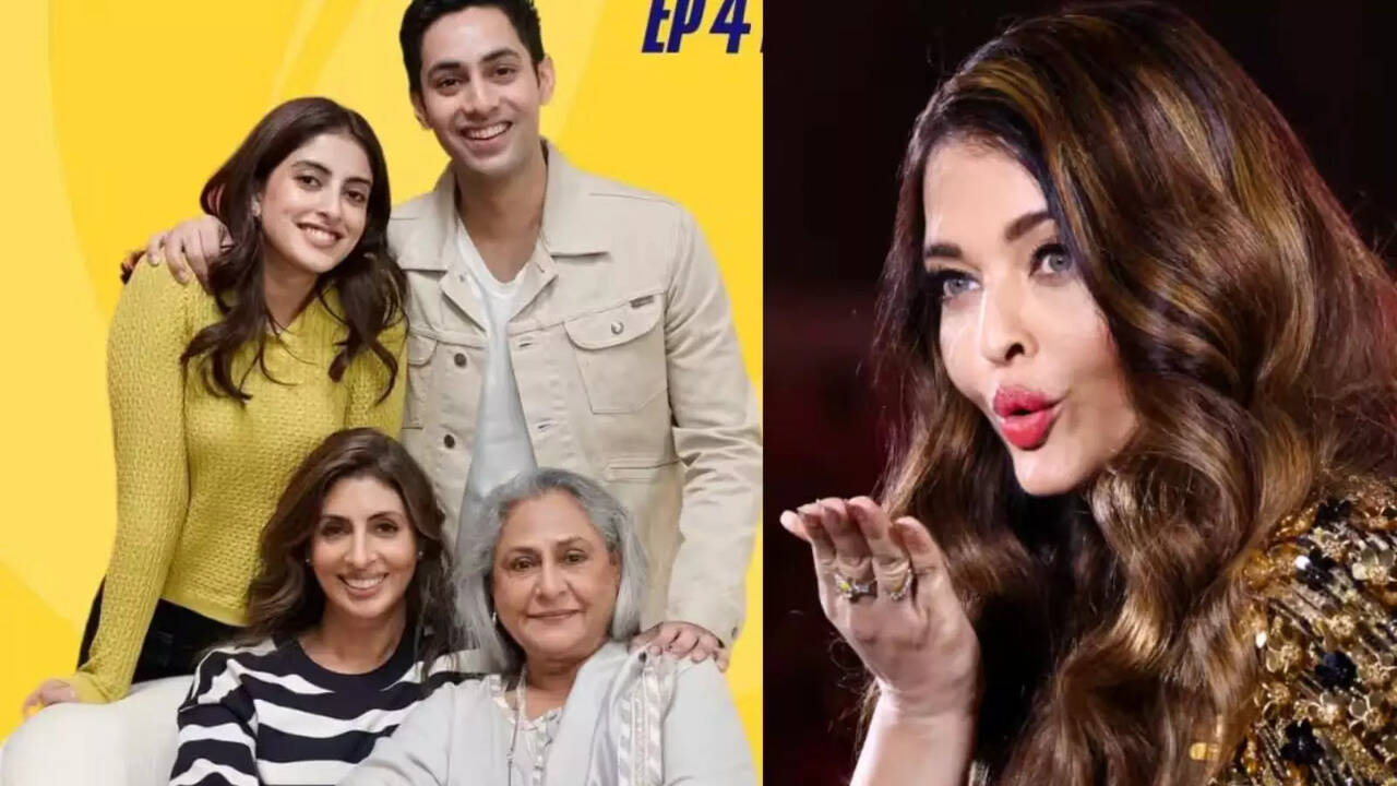 Fans Flooded Comment Section To See  Aishwarya Rai Bachchan on What The Hell Navya podcast After Agastya Nanda’s promo