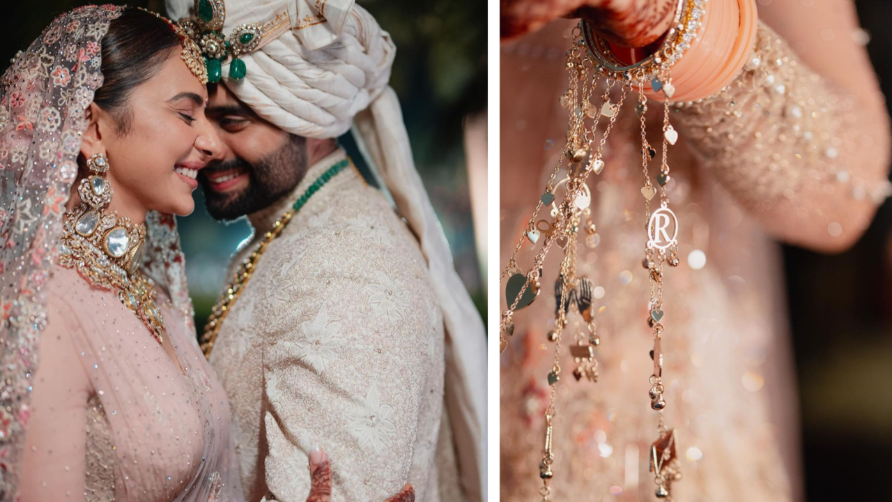 Newlyweds Rakul Preet Singh, Jackky Bhagnani Share More Unseen Glimpses From Big Day, Don't Miss Her Customised Kaleere