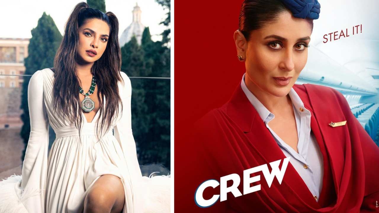 Priyanka Chopra Obsessed With Kareena Kapoor, Tabu And Kriti Sanon's The Crew Teaser - See Her Reaction