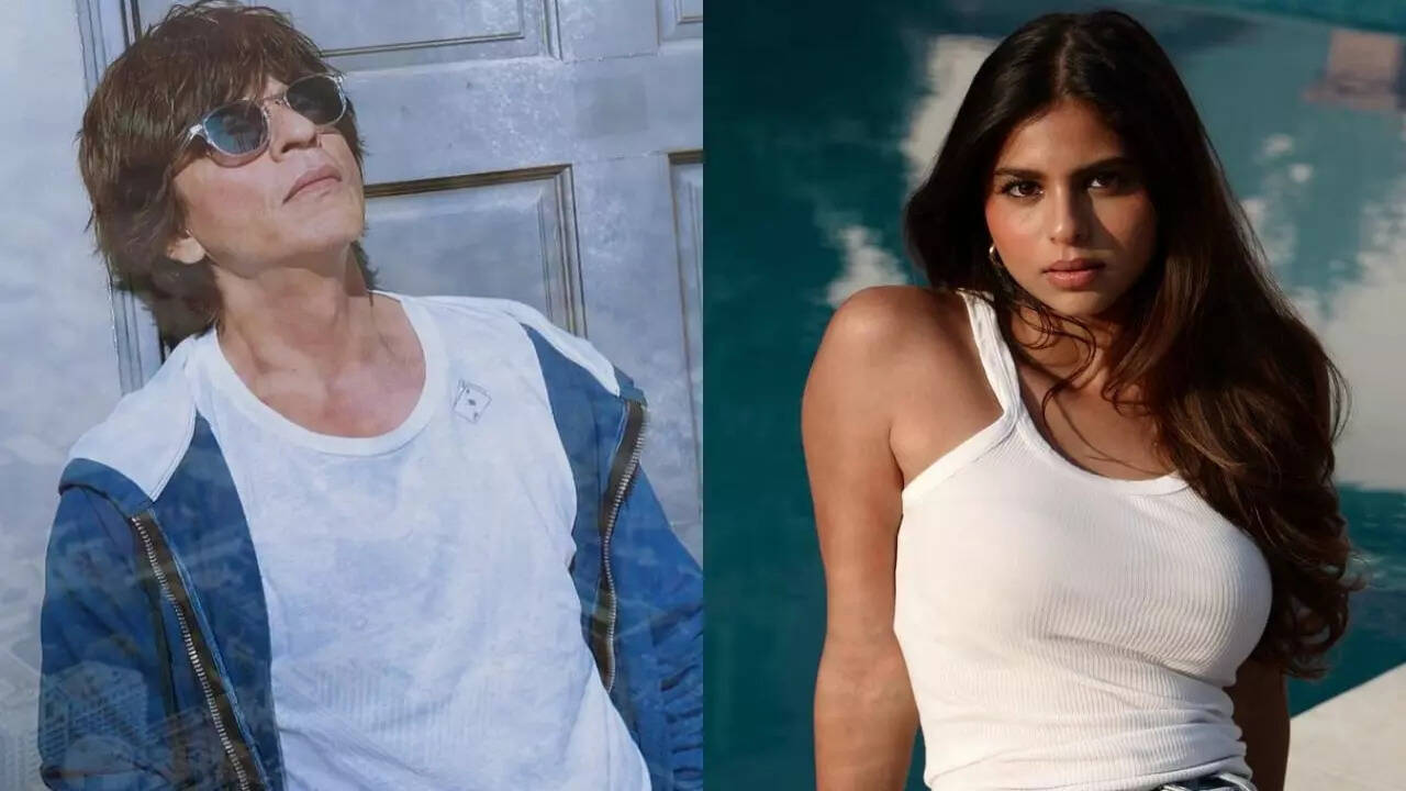 Shah Rukh Khan and Suhana Khan Film King