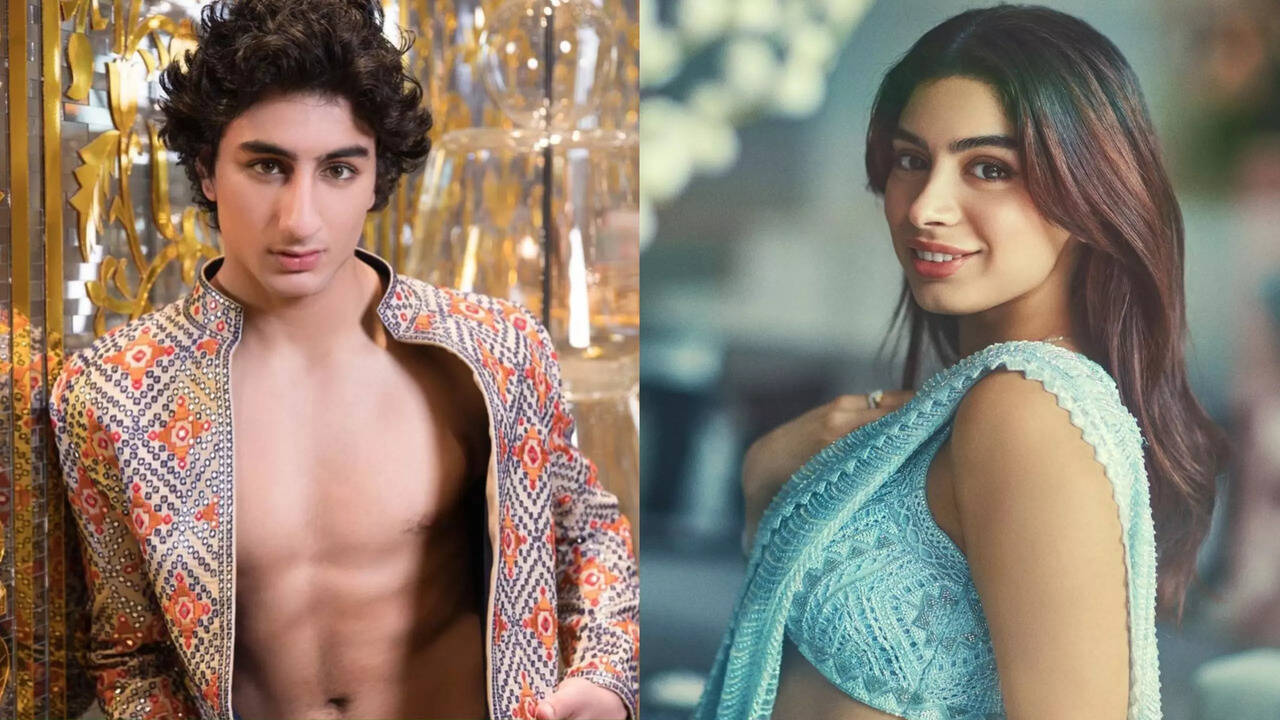 Khushi Kapoor and Ibrahim Ali Khan