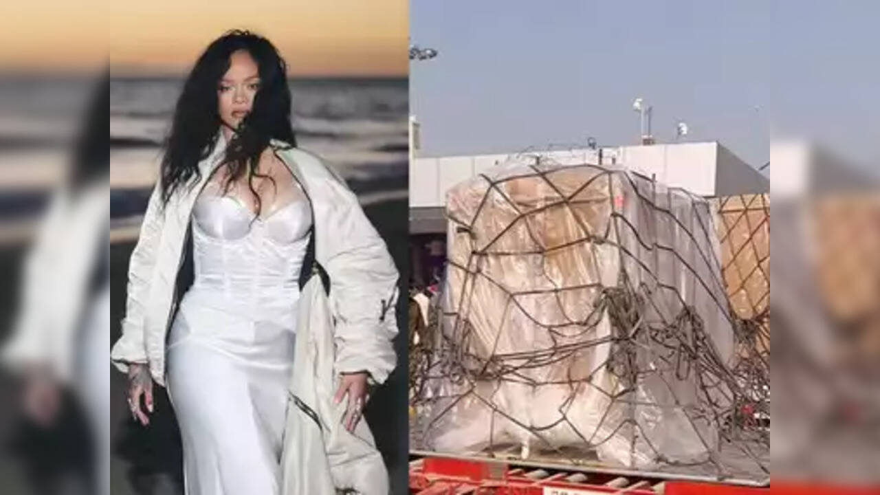 Rihanna's Luggage Arrives At Jamnagar, Netizens Says 'Pura ghr le aayi kya'